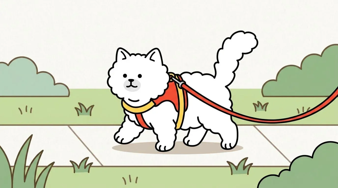 고양이 하네스 산책