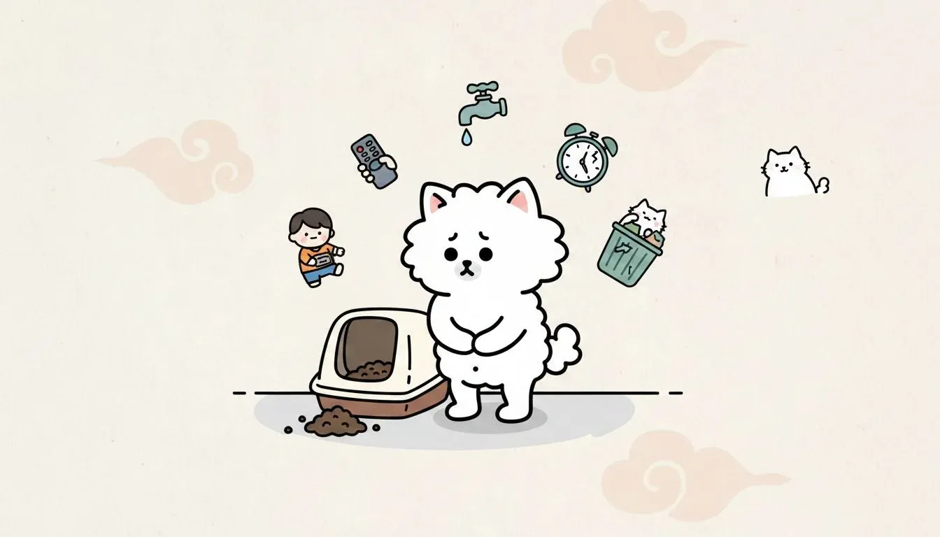 고양이 배변실수 원인