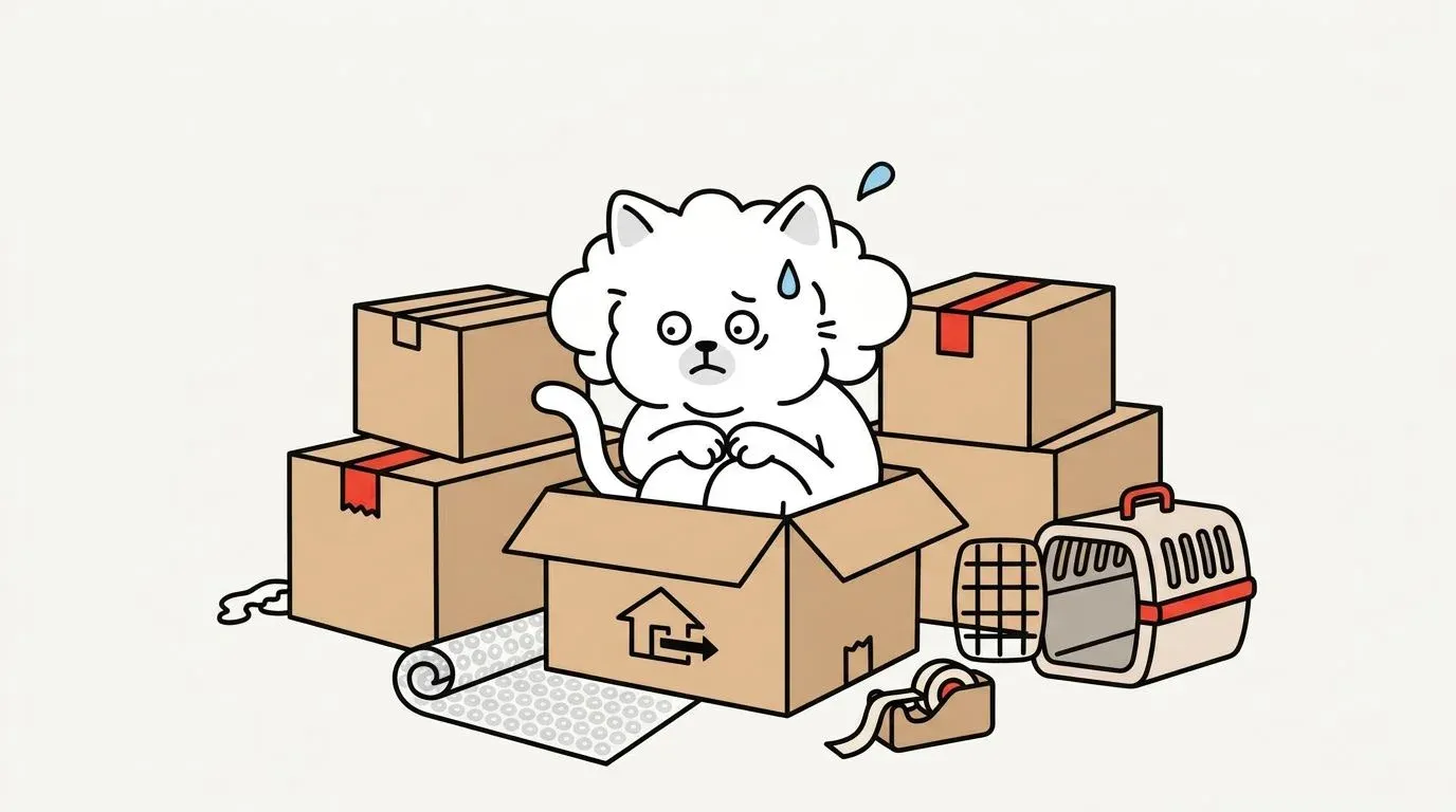 고양이 이사 스트레스