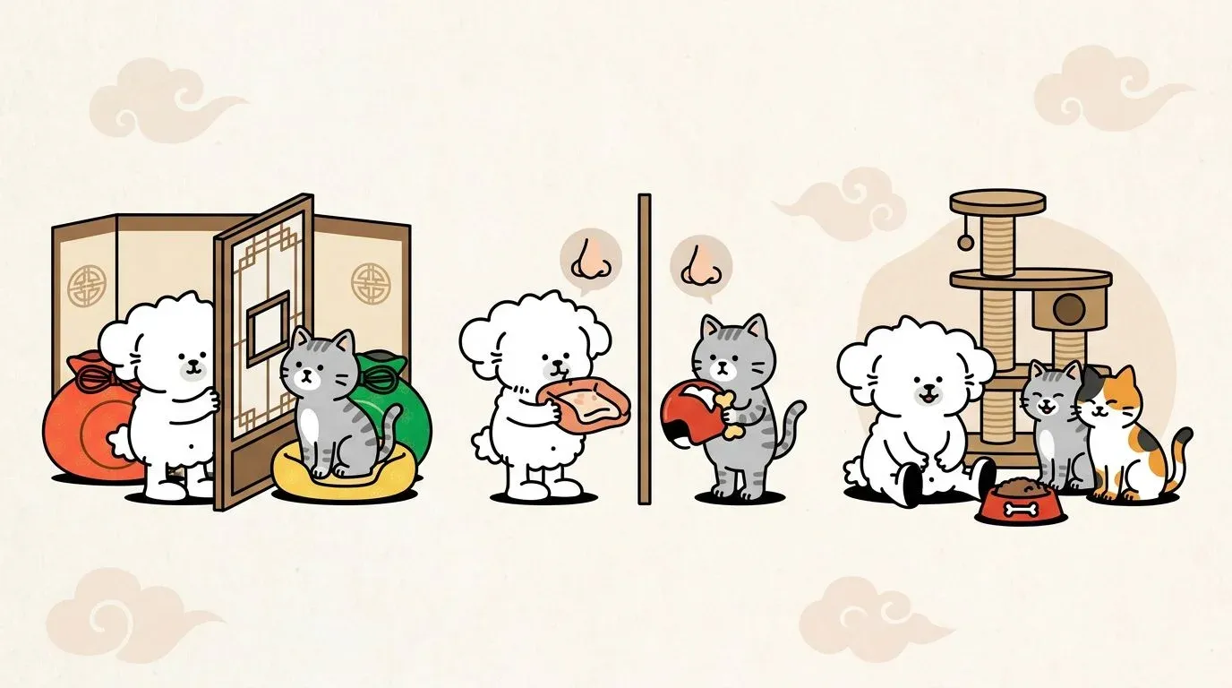고양이 합사 방법