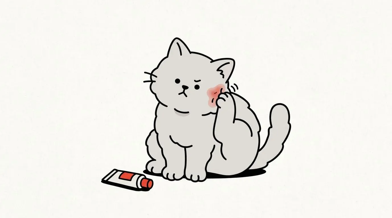 고양이 피부 알레르기