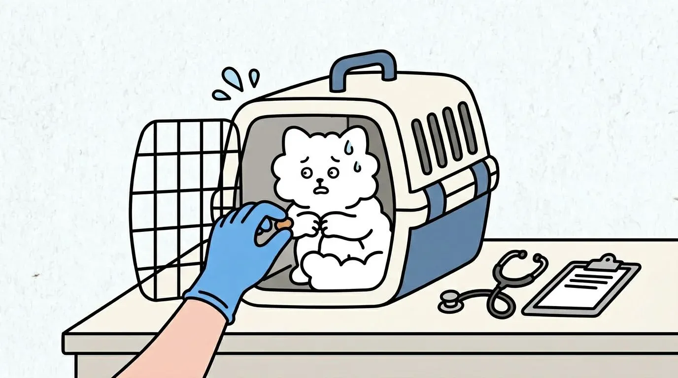 고양이 동물병원 스트레스