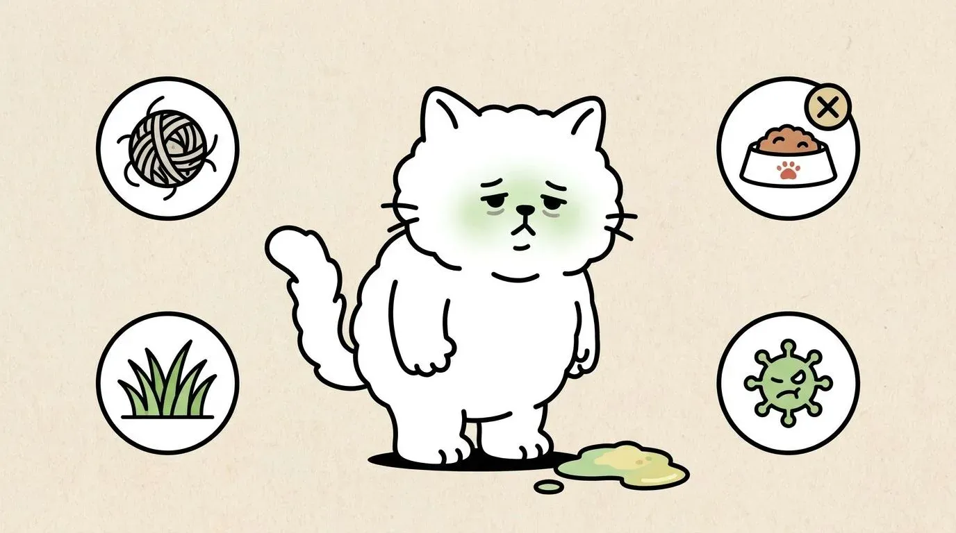 고양이 구토 원인