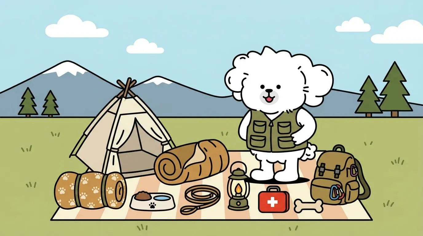 강아지 캠핑 준비물
