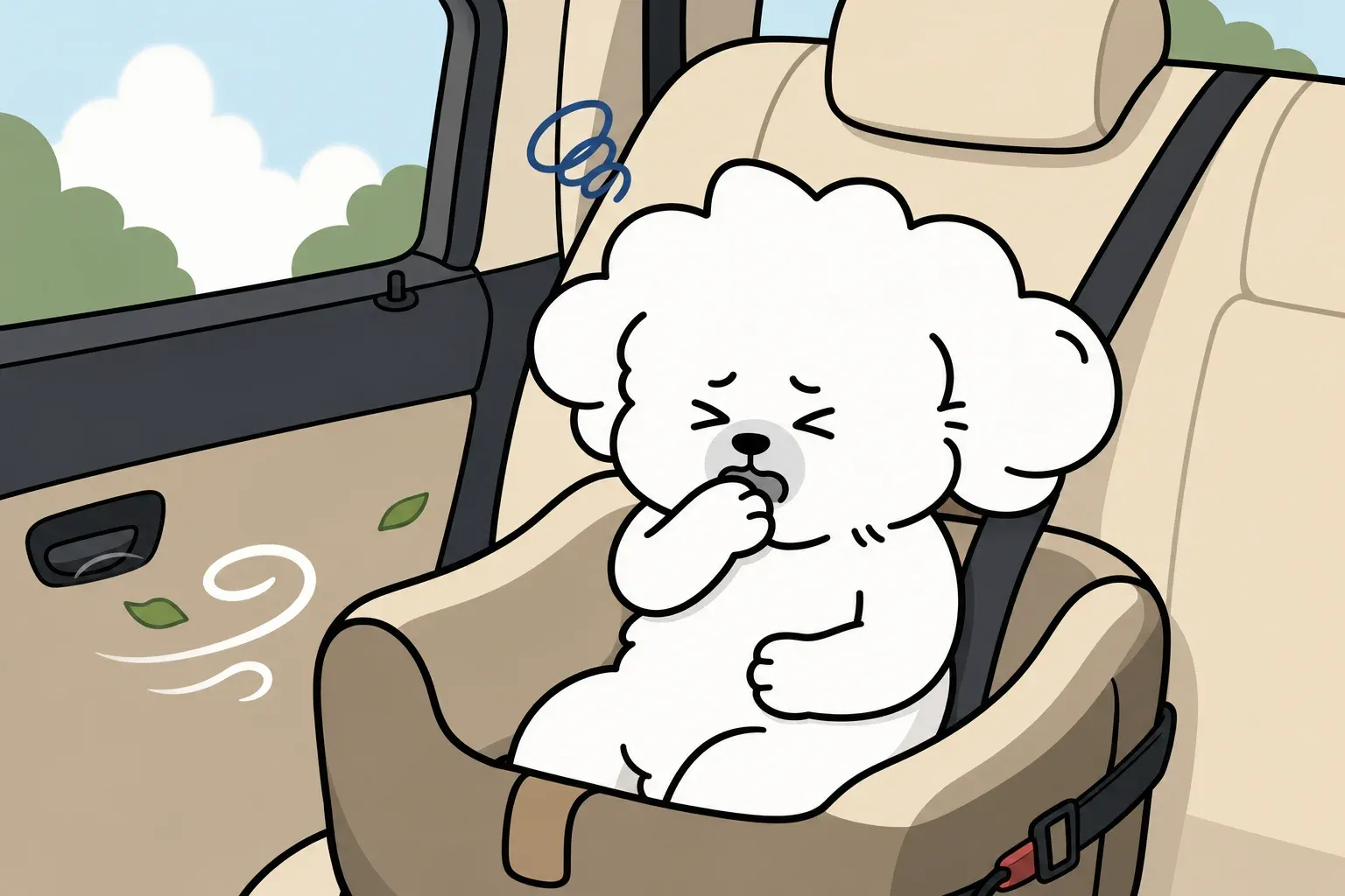 강아지 차멀미