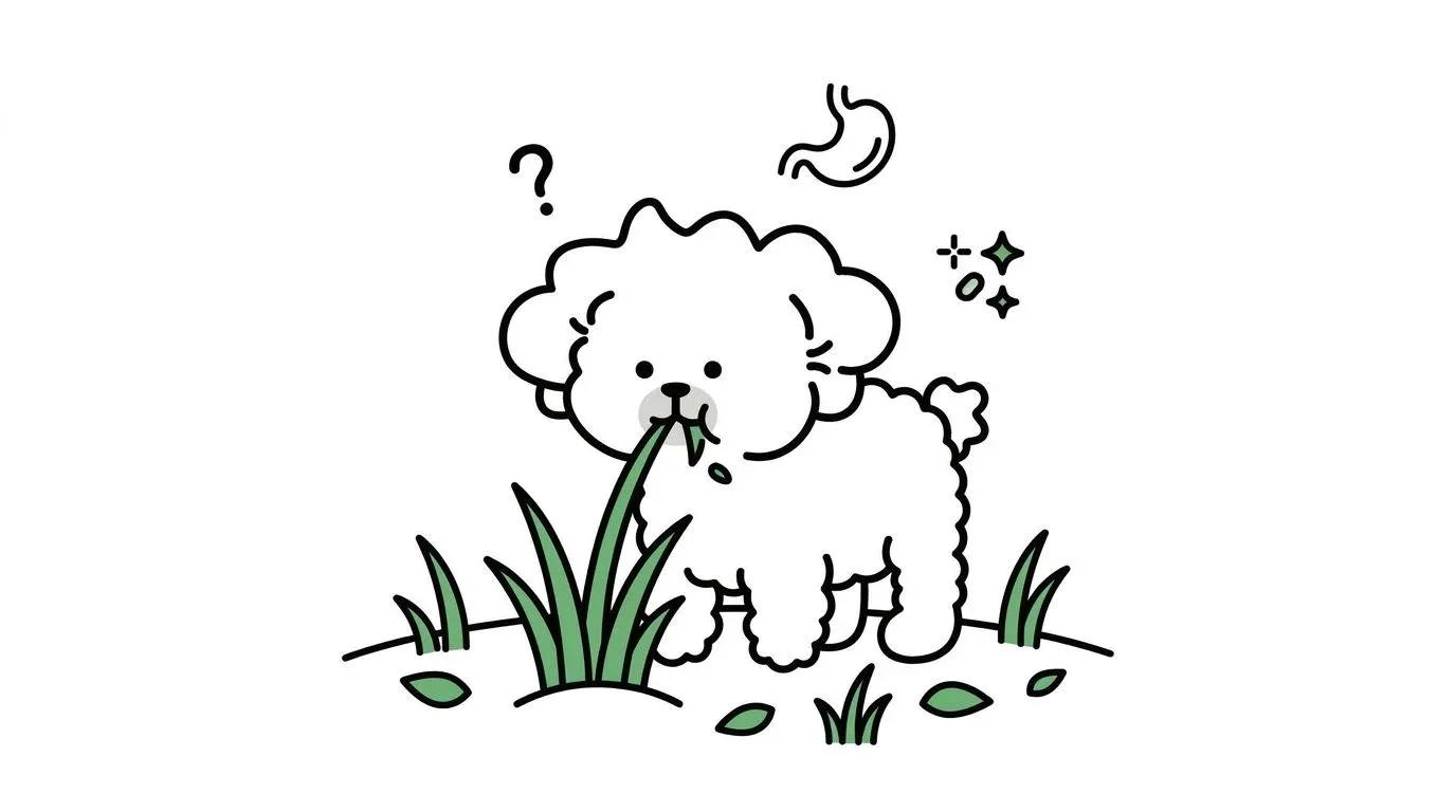 강아지 풀 먹는 이유