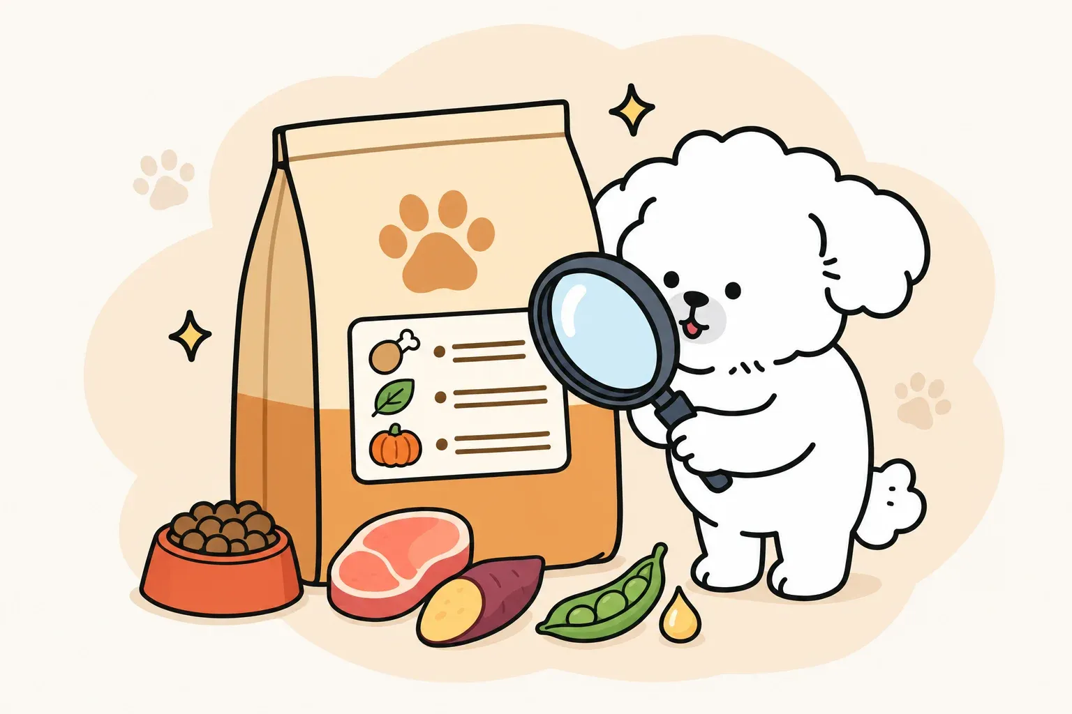 강아지 사료 성분표 읽는 법