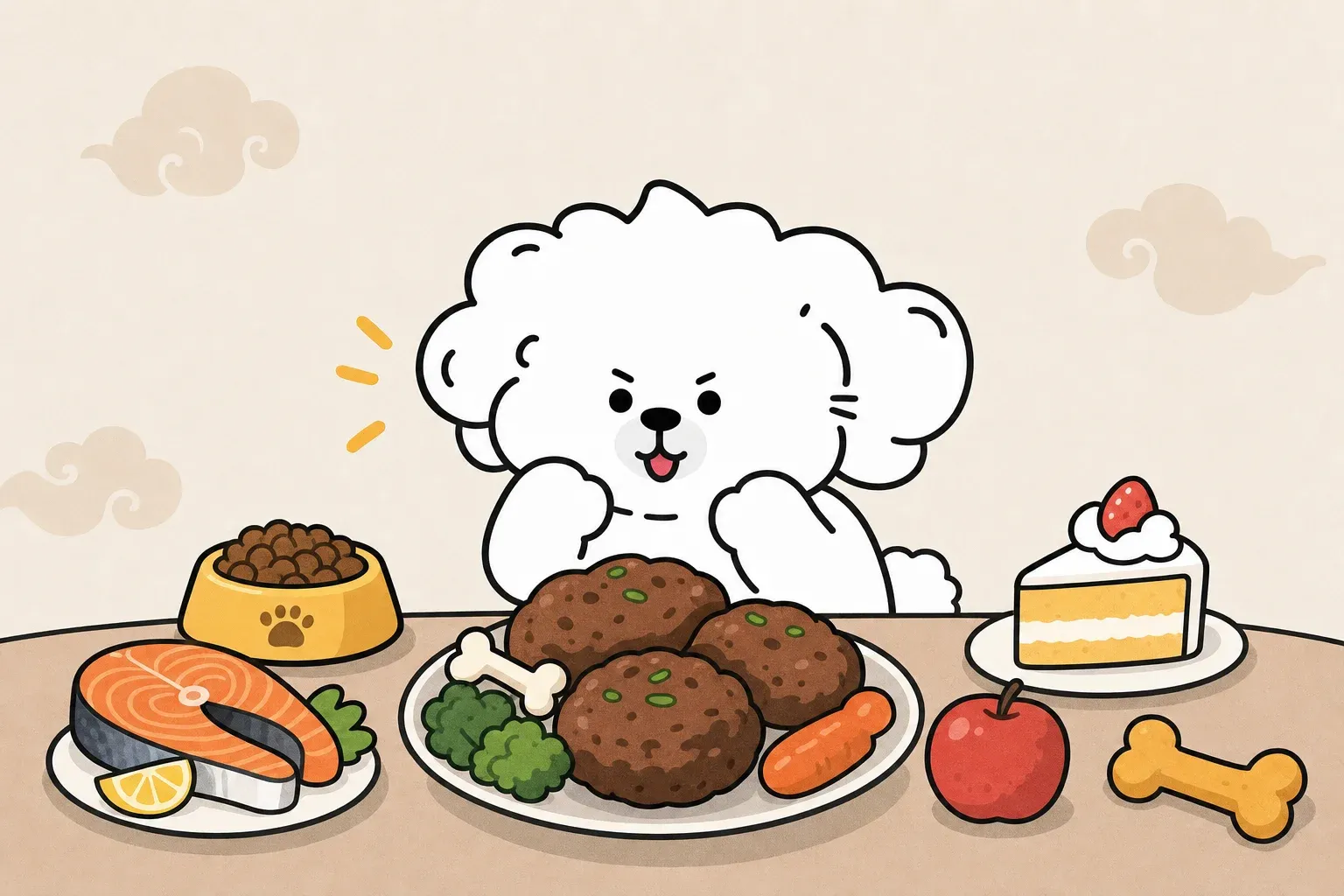 강아지 식탐