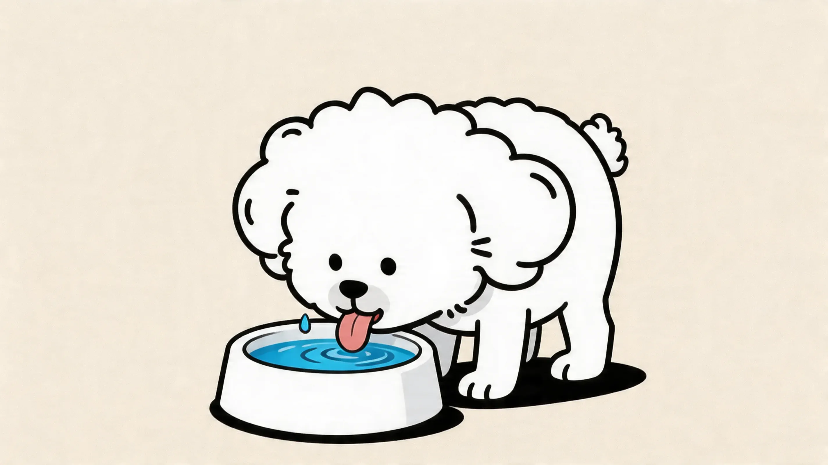 강아지 음수량