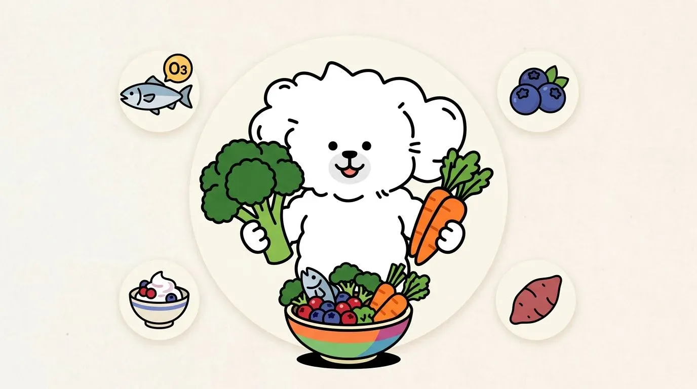 강아지 면역력 높이는 음식