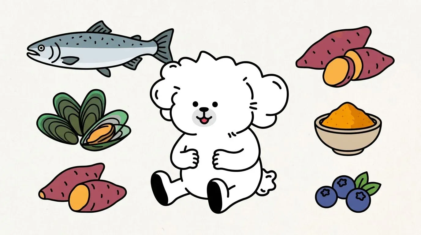 강아지 관절에 좋은 음식