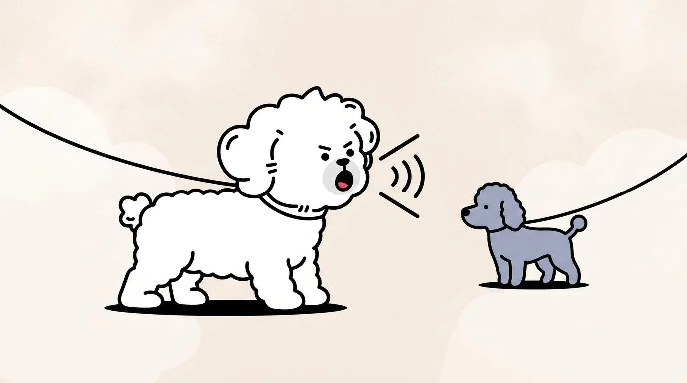 강아지 다른 개 보면 짖는 이유