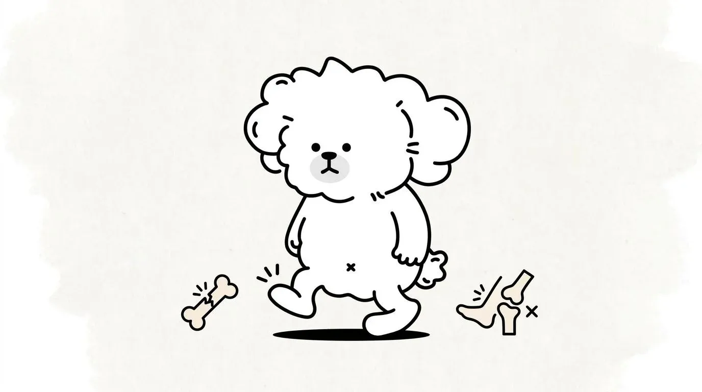 강아지 다리 절뚝거림 원인