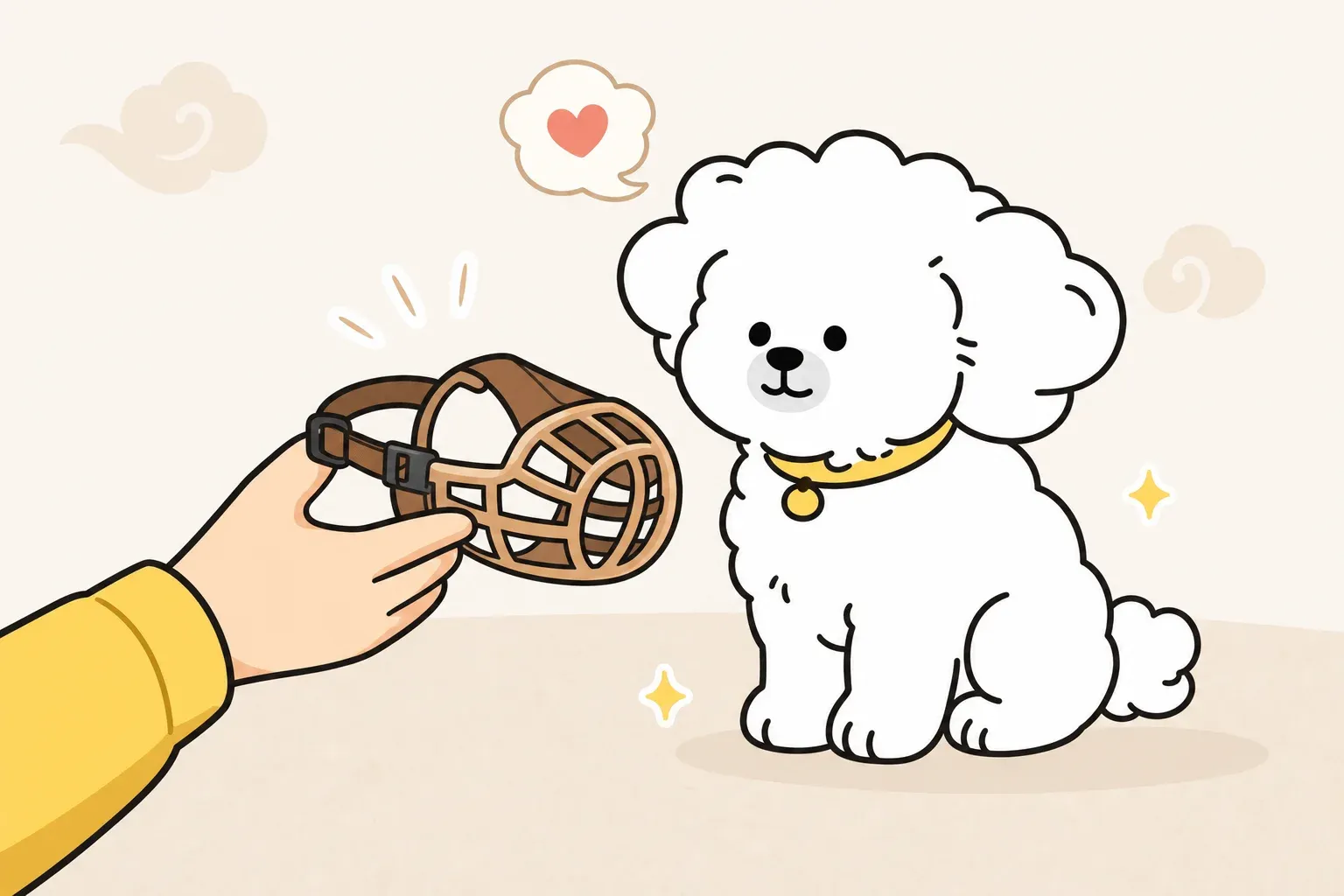 강아지 입마개 훈련