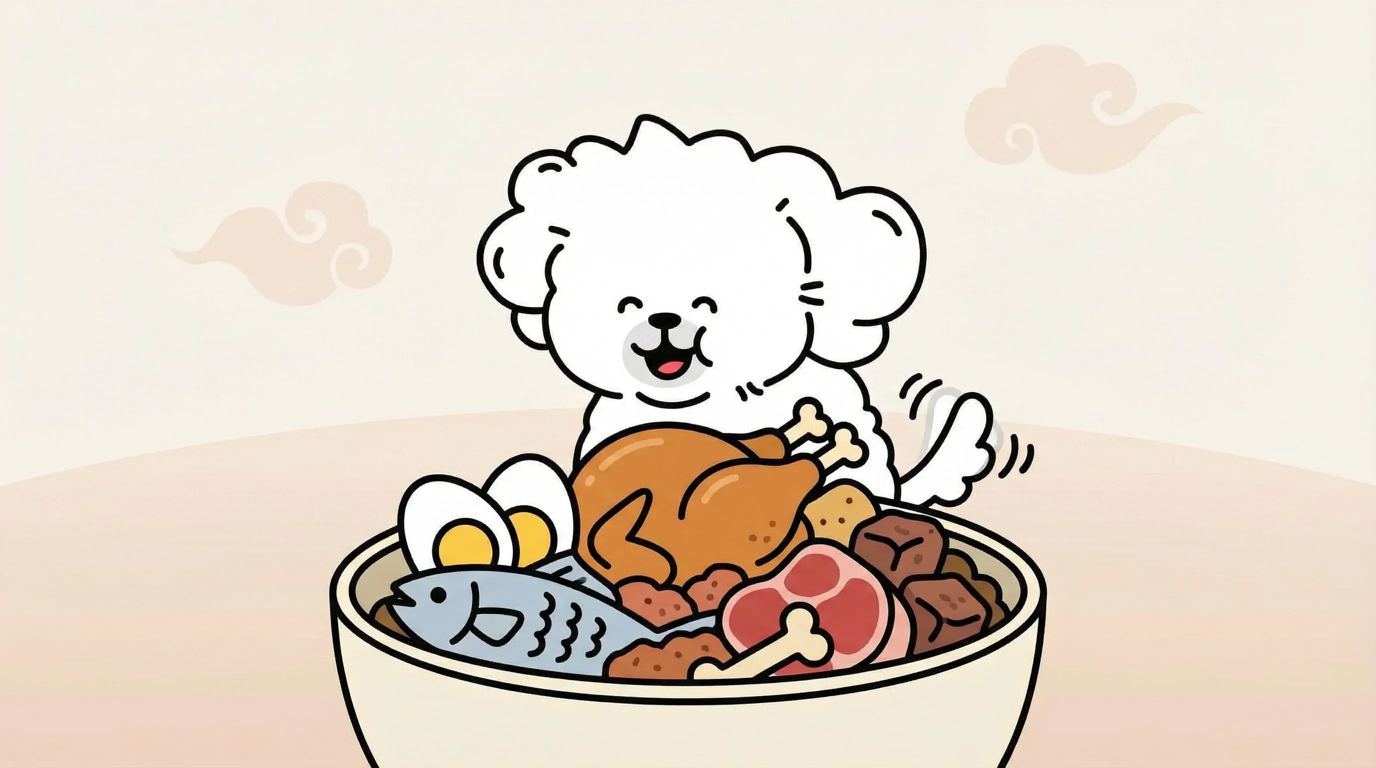강아지 단백질 급여