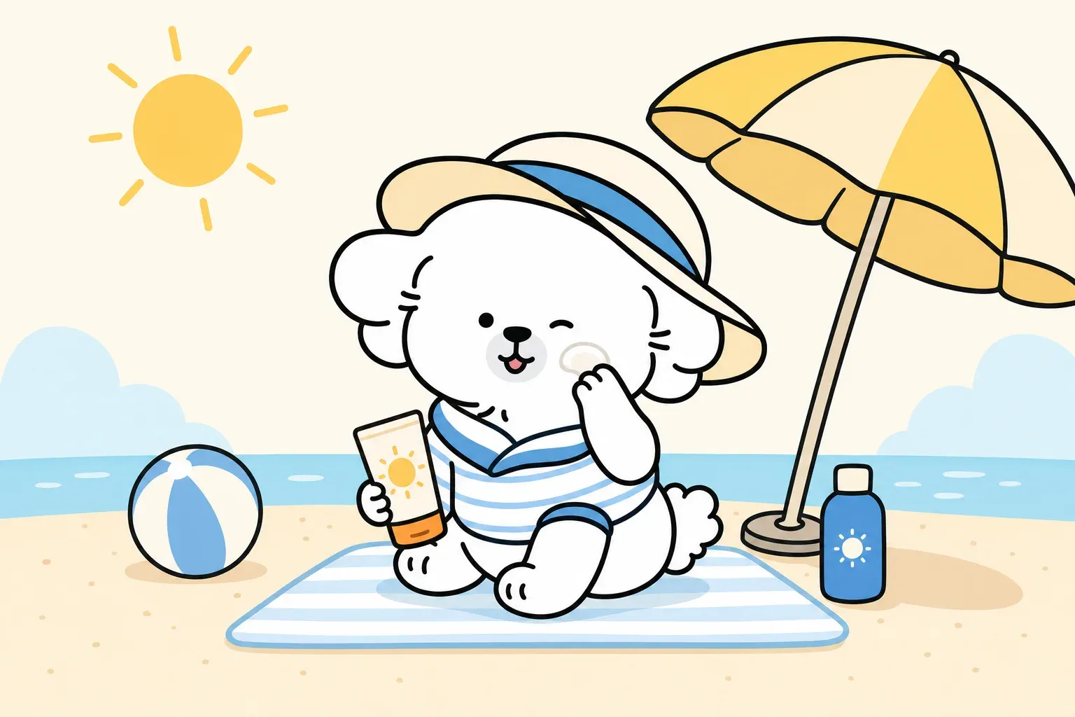 강아지 자외선 차단